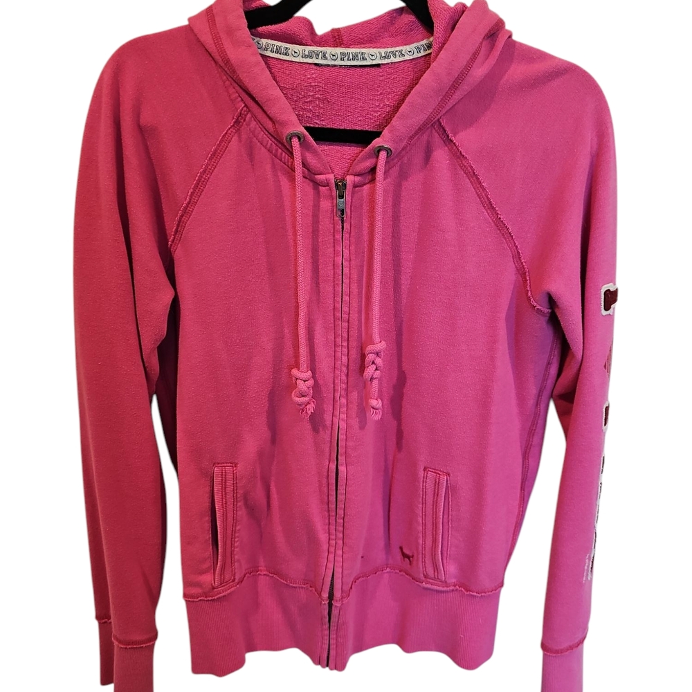 Pink Zip-Up Hoodie